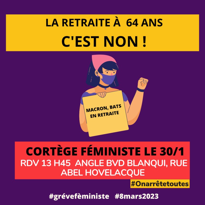 La retraite à 64 ans, c&rsquo;est non&nbsp;!