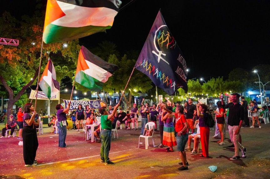 🌿 Les femmes marchent pour la vie, la paix et la souveraineté au Brésil !&nbsp;🇧🇷✨