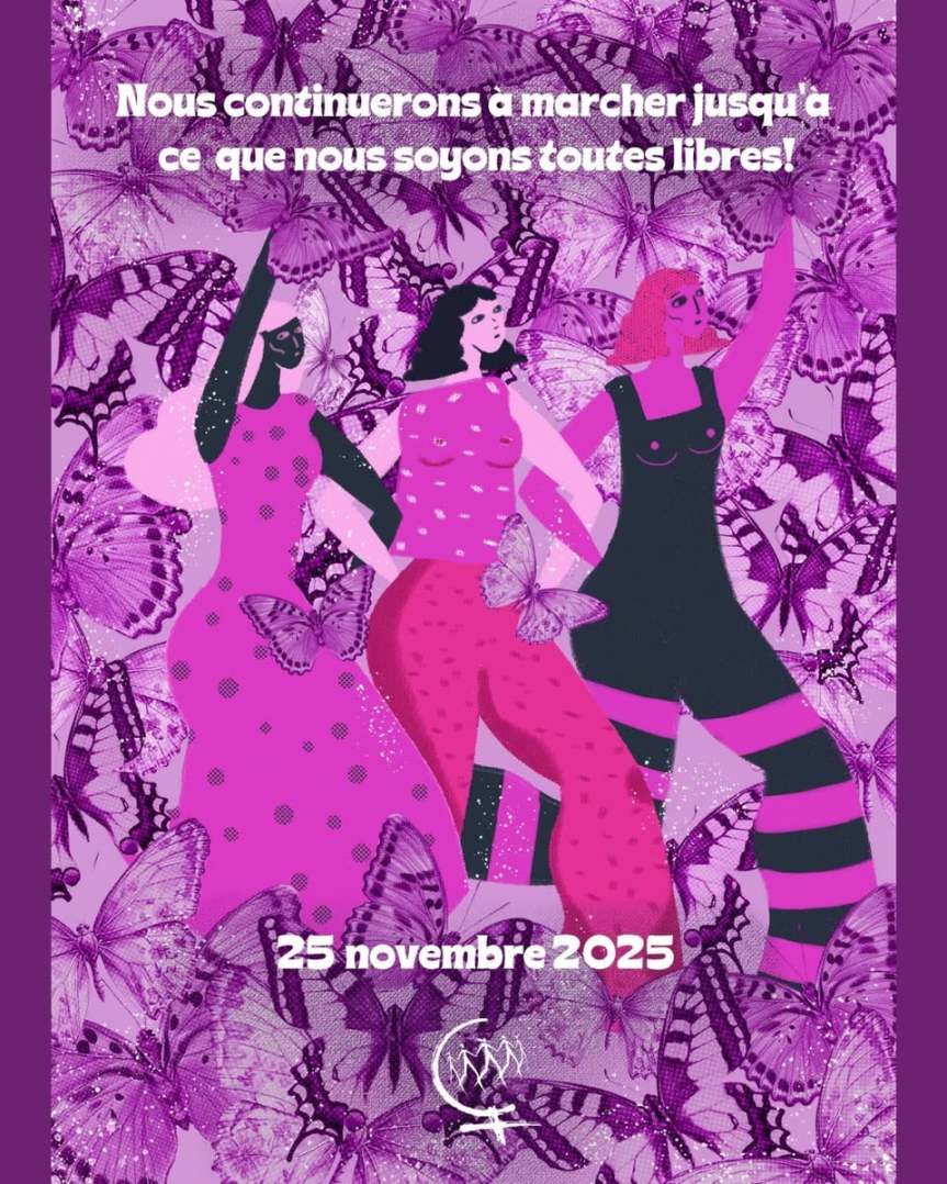 Communiqué Marche Mondiale des Femmes : 25 novembre – Journée internationale pour l&rsquo;élimination de la violence à l&rsquo;égard des&nbsp;femmes